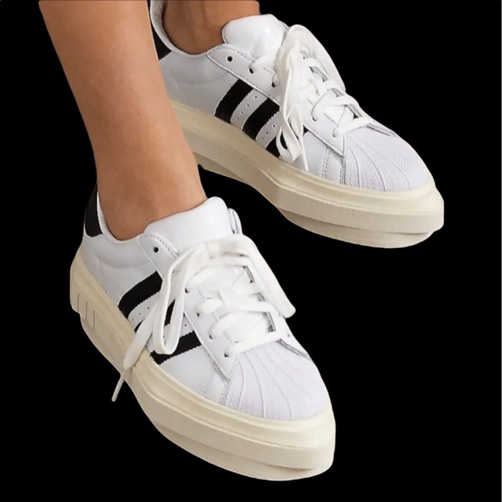 BEYONCÉ ADIDAS SUPERSTAR PLATFORM SHOES 11 NWT